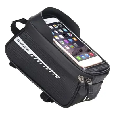 Fatbike with accessories such as a bag and mudguards