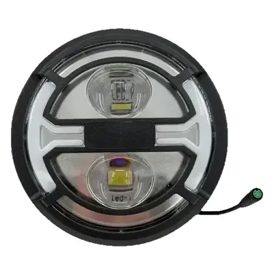 Fatbike headlight in the dark