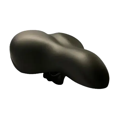 Comfort saddle wide with suspension