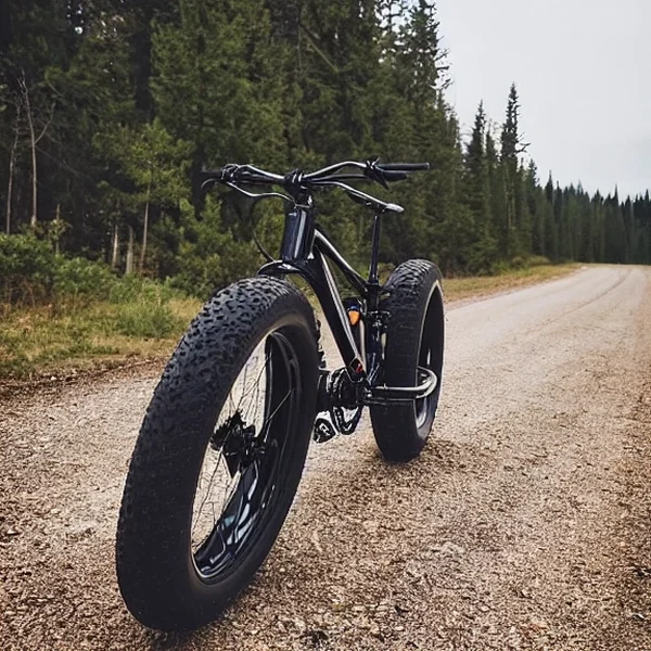Fatbike adventure in the woods